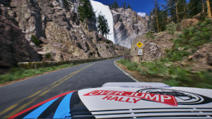 Le fameux passage traître à proximité de la cascade : pas le droit à l'erreur, ici.
Les graphismes sont encore fabuleux...