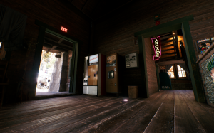 Comme le mentionne SonicFanGamesHQ.com : l'accueil offre diverses commodités, dont une salle d'arcade.
Mais ils ne nous disent pas SI l'on peut y jouer réellement, comme dans Shenmue... ;)