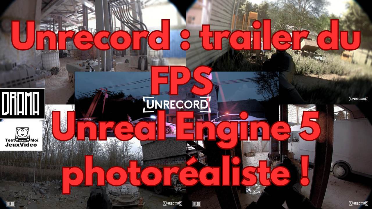 Bande-annonce - trailer Unrecord LE FPS Unreal Engine 5 !
