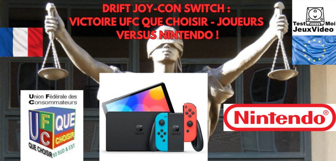 Victoire d&rsquo;UFC Que Choisir / des joueurs face à Nintendo !