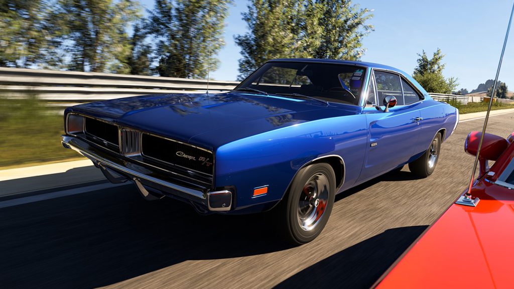 Forza Motorsport 8 - Dodge Charger RT bleue - oldschool