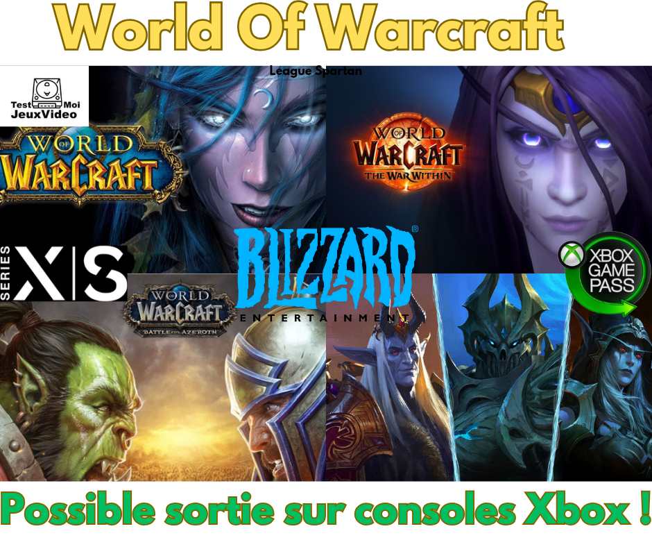 World Of Warcraft - une Possible Sortie sur Consoles Xbox ! - TestMoiJeuxVidéo.Fr