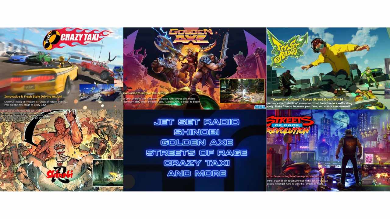 SEGA SuperGame - 5 premiers jeux, nouveaux visuels et informations - TestMoiJeuxVideo.Fr