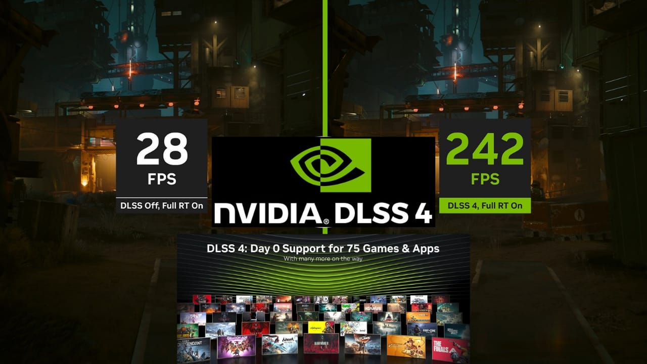 NVIDIA DLSS 4 : la liste des 75 jeux exploités