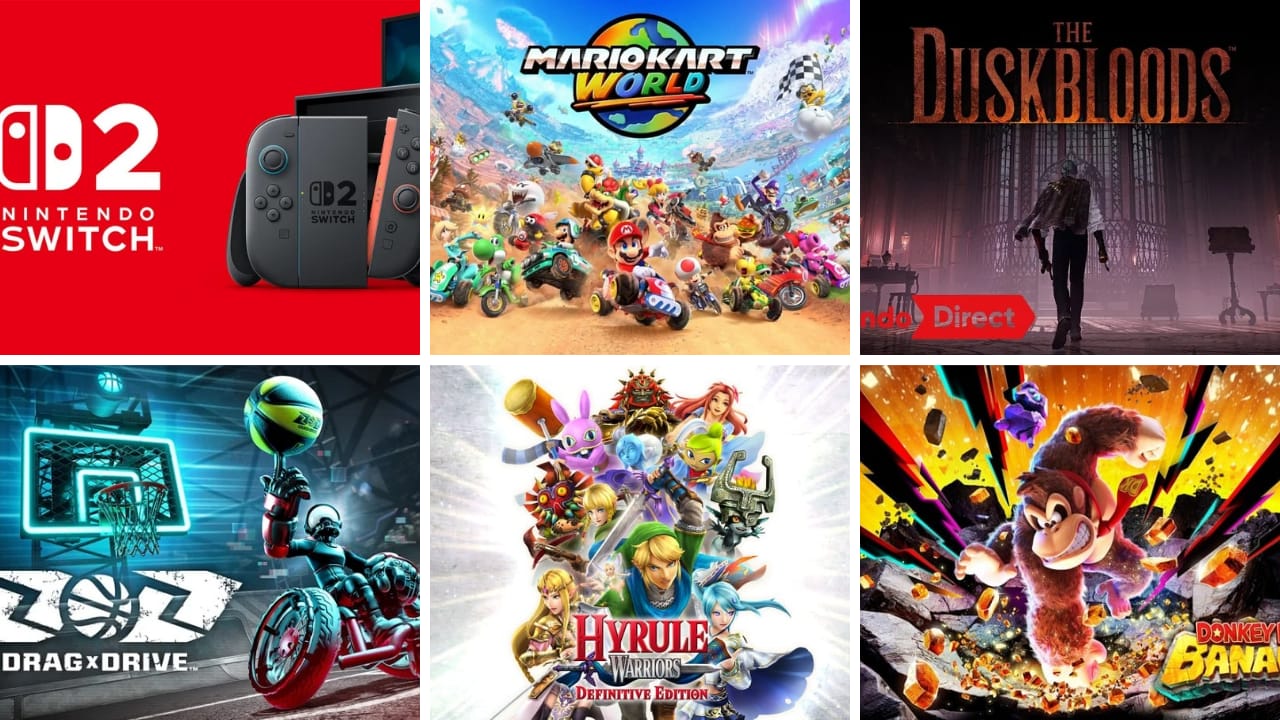 Nintendo Direct Switch 2 l'intégralité des jeux Switch 2 présentés ! Actu-jeux.com