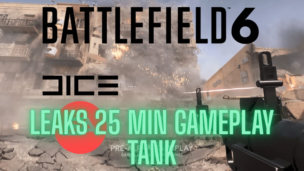 Battlefield 6 : leaks 25 min gameplay tank, 500 000 joueurs à la wishlist Steam !