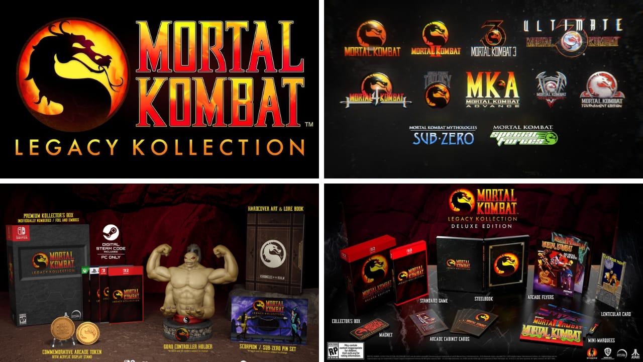 Mortal Kombat Legacy Kollection : la compile aux 11 jeux MK !