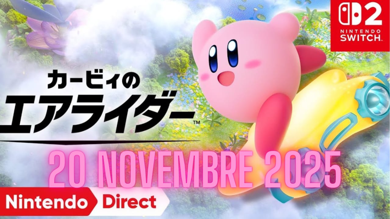 Nintendo Direct 2025 Kirby Air Riders : 45 min gameplay, sortie le 20 novembre 2025