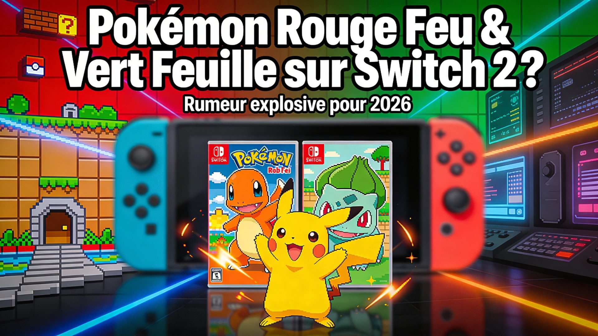 Pokémon Rouge Feu – Pokémon Vert Feuille sortiraient sur Switch 2