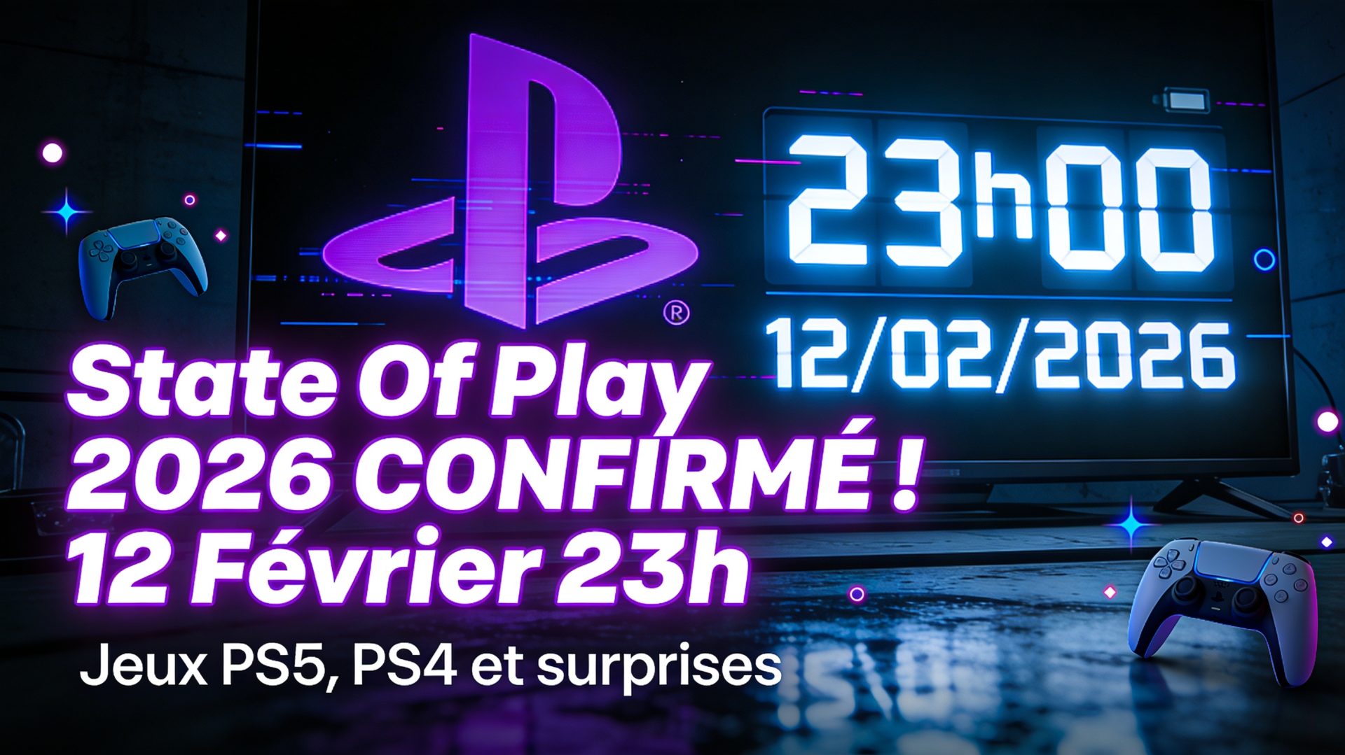 State Of Play : l&rsquo;évènement PlayStation confirmé ce 12 février 2026