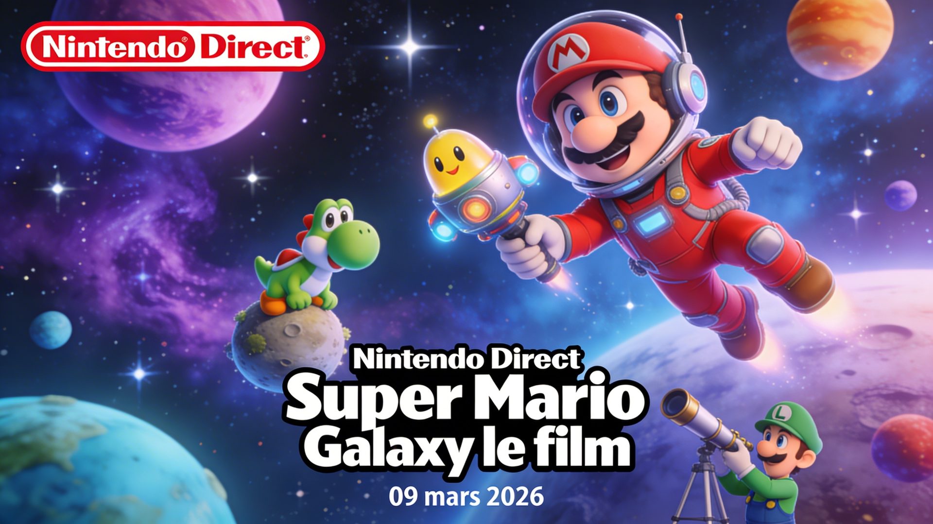 Nintendo Direct Super Mario Galaxy Le Film : trailer final !